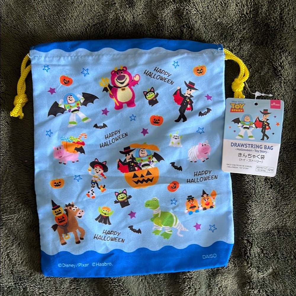 Toy Story Halloween Drawstring Bag